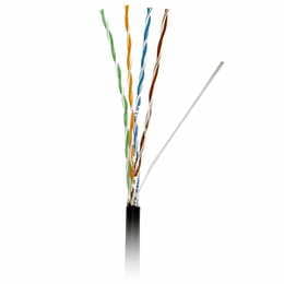 Кабель для зовнішньої прокладки Atcom (20799) Standard FTP, 4*2*0.5мм, ССА, CAT5e, 305м