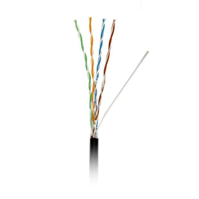 Кабель для внешний прокладки Atcom (20799) Standard FTP, 4*2*0.5мм, ССА, CAT5e, 305м