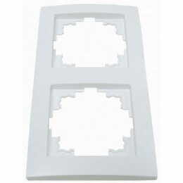 Рамка Smartfortec HS002 двомісна біла