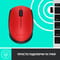 Фото - Мышь беспроводная Logitech M171 Red/Black (910-004641) | click.ua