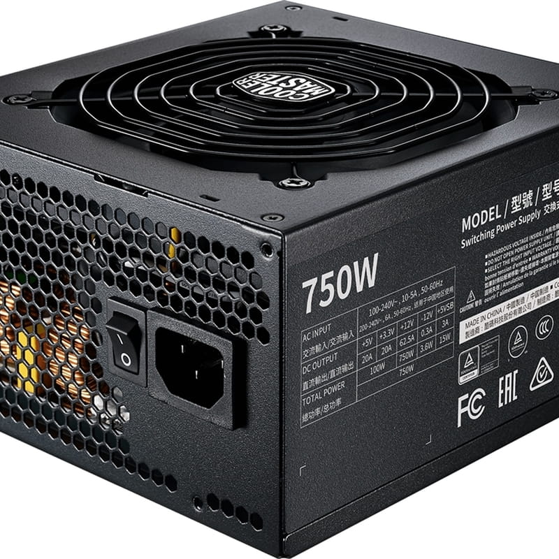 Блок питания CoolerMaster MWE 750 Gold V2 FM 750W (MPE-7501-AFAAG-EU)
