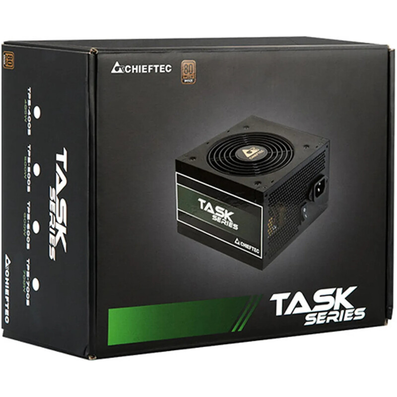 Блок живлення Chieftec TPS-600S, ATX 2.3, APFC, 12cm fan, Bronze, RTL