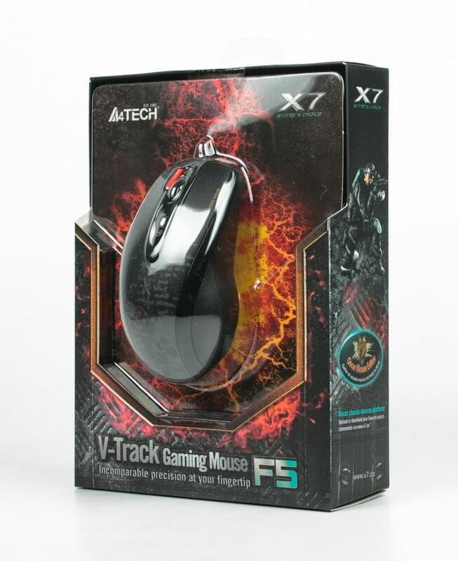Мышь A4Tech F5 Black V-Track