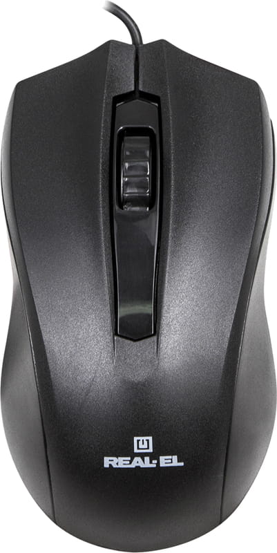 Мишка REAL-EL RM-213 Black USB
