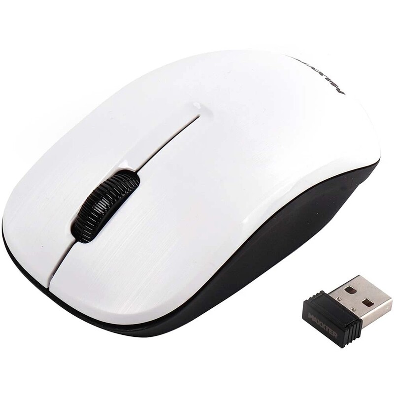 Мишка бездротова Maxxter Mr-333-W White USB