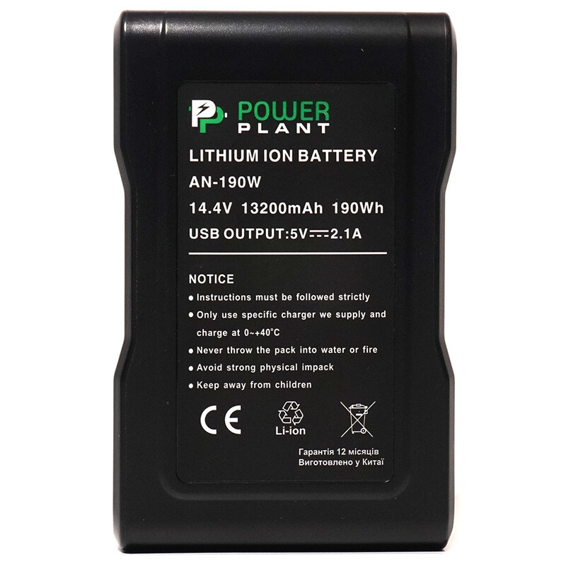 АКБ PowerPlant для видеокамеры Sony AN-190W 13200mAh (DV00DV1418)