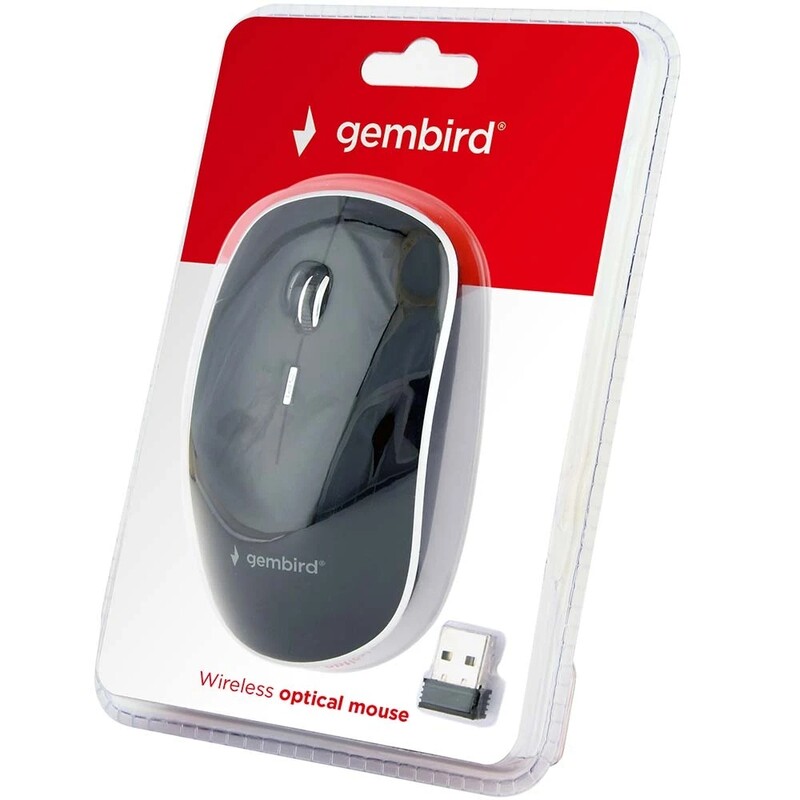 Мышь беспроводная Gembird MUSW-4B-01 Black USB