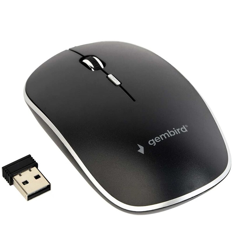 Мышь беспроводная Gembird MUSW-4B-01 Black USB