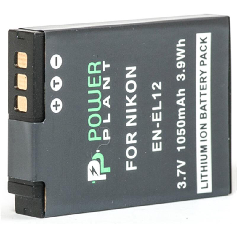 Аккумулятор PowerPlant Nikon EN-EL12 1050mAh (DV00DV1242)
