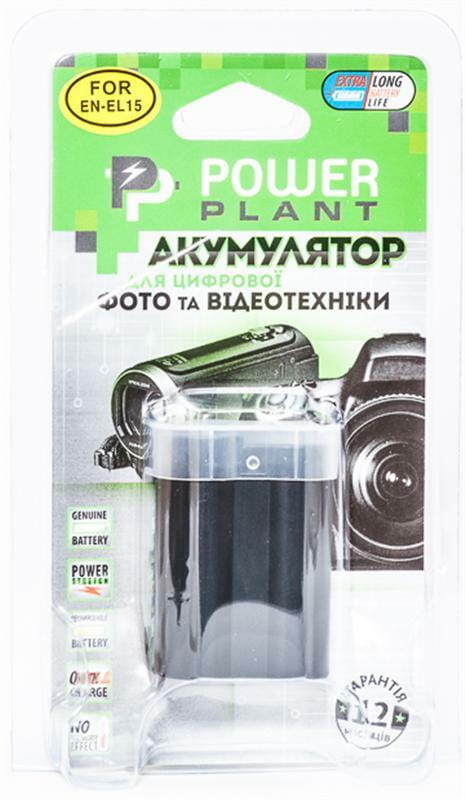 Акумулятор PowerPlant Nikon EN-EL15 1900mAh (DV00DV1309)