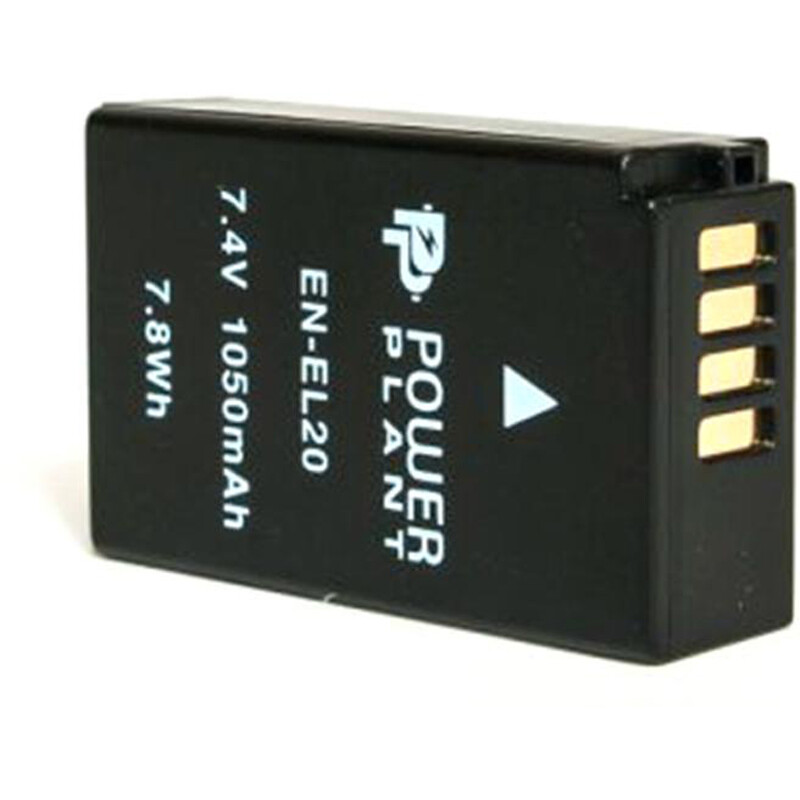 Аккумулятор PowerPlant Nikon EN-EL20 1050mAh (DV00DV1306)