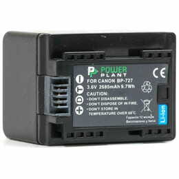 Акумулятор PowerPlant Canon BP-727 Chip 2685mAh (DV00DV1386)