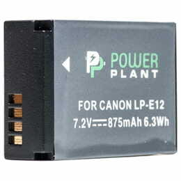 Аккумулятор PowerPlant Canon LP-E12 875mAh (DV00DV1311)