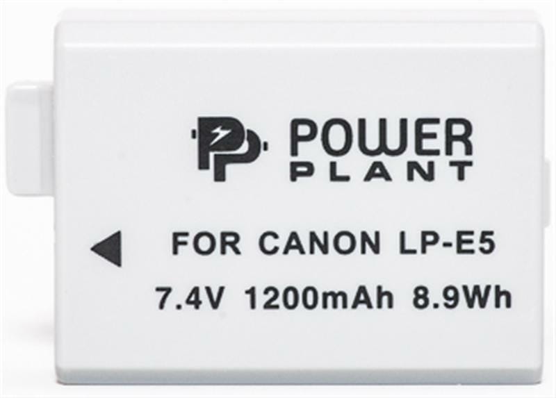 Акумулятор PowerPlant Canon LP-E5 1200mAh (DV00DV1225)