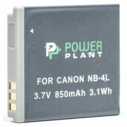 Акумулятор PowerPlant Canon NB-4L 850mAh (DV00DV1006)