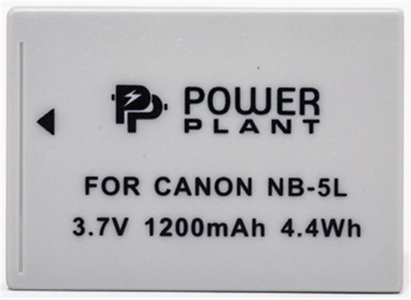 Аккумулятор PowerPlant Canon NB-5L 1200mAh (DV00DV1160)