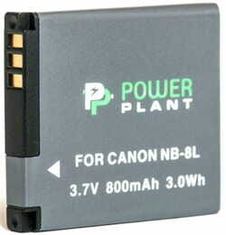Аккумулятор PowerPlant Canon NB-8L 800mAh (DV00DV1256)