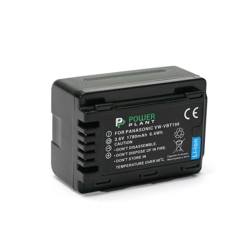 Акумулятор PowerPlant Panasonic VW-VBT190 1780mAh (DV00DV1412)