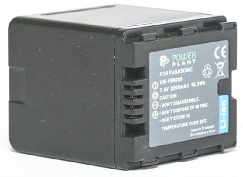 Аккумулятор PowerPlant Panasonic VW-VBN260 2200mAh (DV00DV1296)