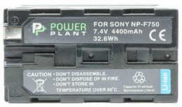 Акумулятор PowerPlant Sony LED NP-F750 4400mAh (DV00DV1366)