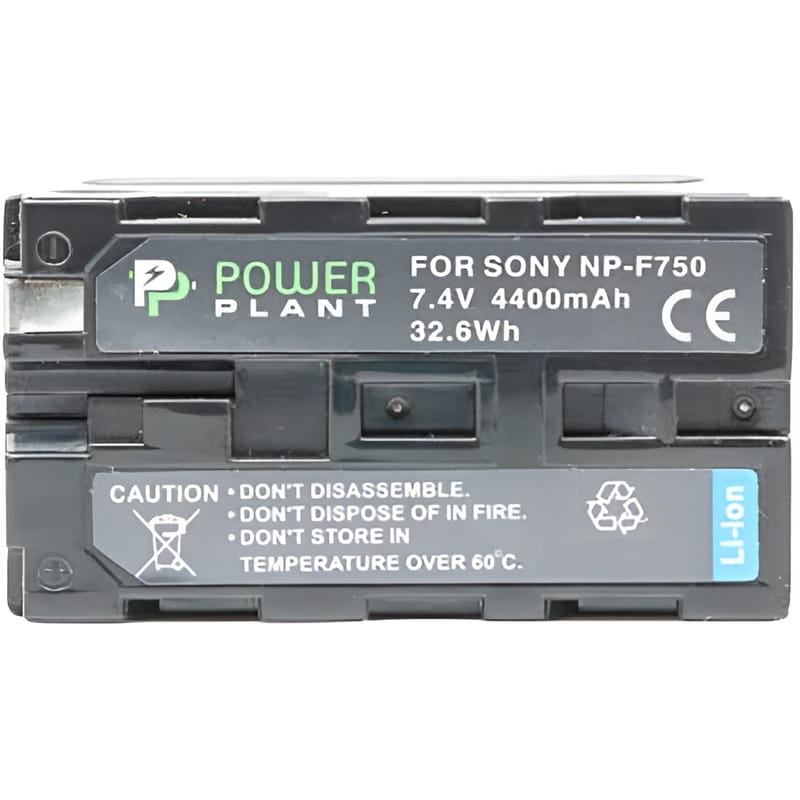 Аккумулятор PowerPlant Sony LED NP-F750 4400mAh (DV00DV1366)