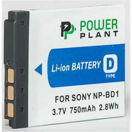 Акумулятор PowerPlant Sony NP-BD1, NP-FD1 750mAh (DV00DV1204)