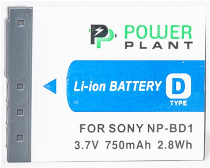 Аккумулятор PowerPlant Sony NP-BD1, NP-FD1 750mAh (DV00DV1204)