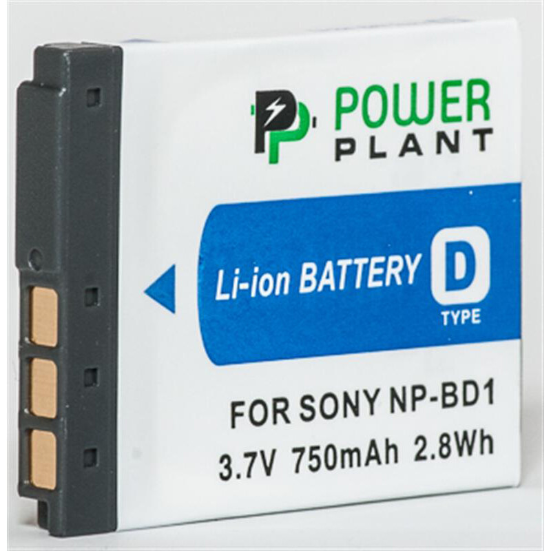 Аккумулятор PowerPlant Sony NP-BD1, NP-FD1 750mAh (DV00DV1204)