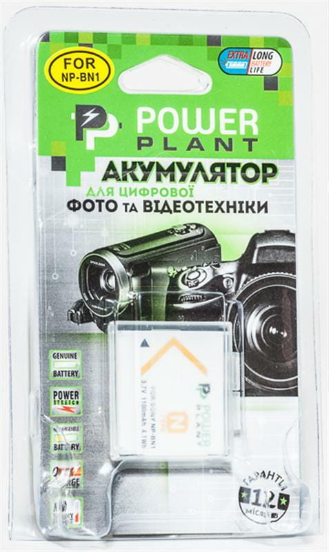 Аккумулятор PowerPlant Sony NP-BN1 1100mAh (DV00DV1278)