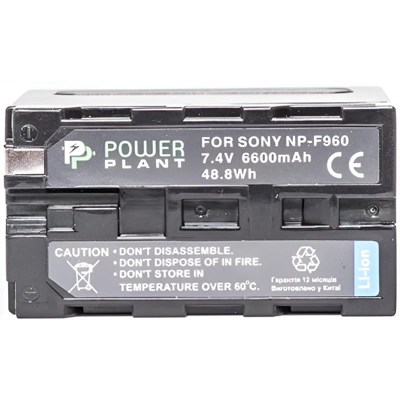 Аккумулятор PowerPlant Sony NP-F960, NP-F970 6600mAh (DV00DV1033)