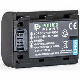 Акумулятор PowerPlant Sony NP-FH50 1050mAh (DV00DV1208)