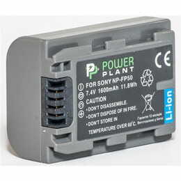 Акумулятор PowerPlant Sony NP-FP50 1600mAh (DV00DV1025)