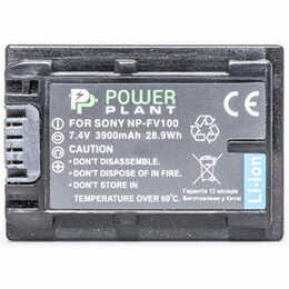 Акумулятор PowerPlant Sony NP-FV100 3900mAh (DV00DV1271)