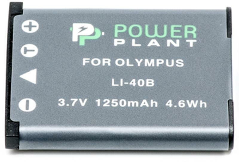 Акумулятор PowerPlant Olympus Li-40B, Li-42B, D-Li63, NP-45, NP-80, EN-EL10 1250mAh (DV00DV1090)