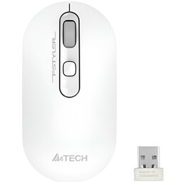 Мышь беспроводная A4Tech FG20 White