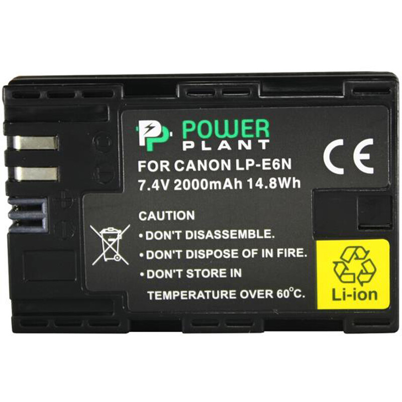 Аккумулятор PowerPlant Canon LP-E6N 2000mAh (DV00DV1405)