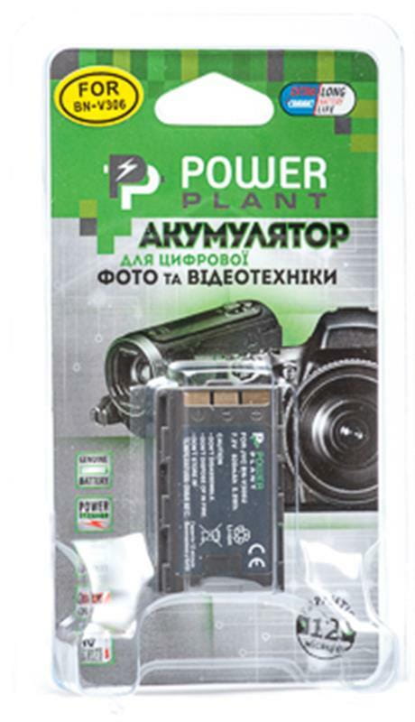 Акумулятор PowerPlant JVC BN-V306U 820mAh (DV00DV1068)