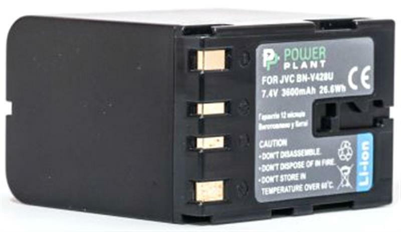 Акумулятор PowerPlant JVC BN-V428 3600mAh (DV00DV1086)
