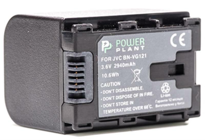 Аккумулятор PowerPlant JVC BN-VG121 Chip 2940mAh (DV00DV1374)