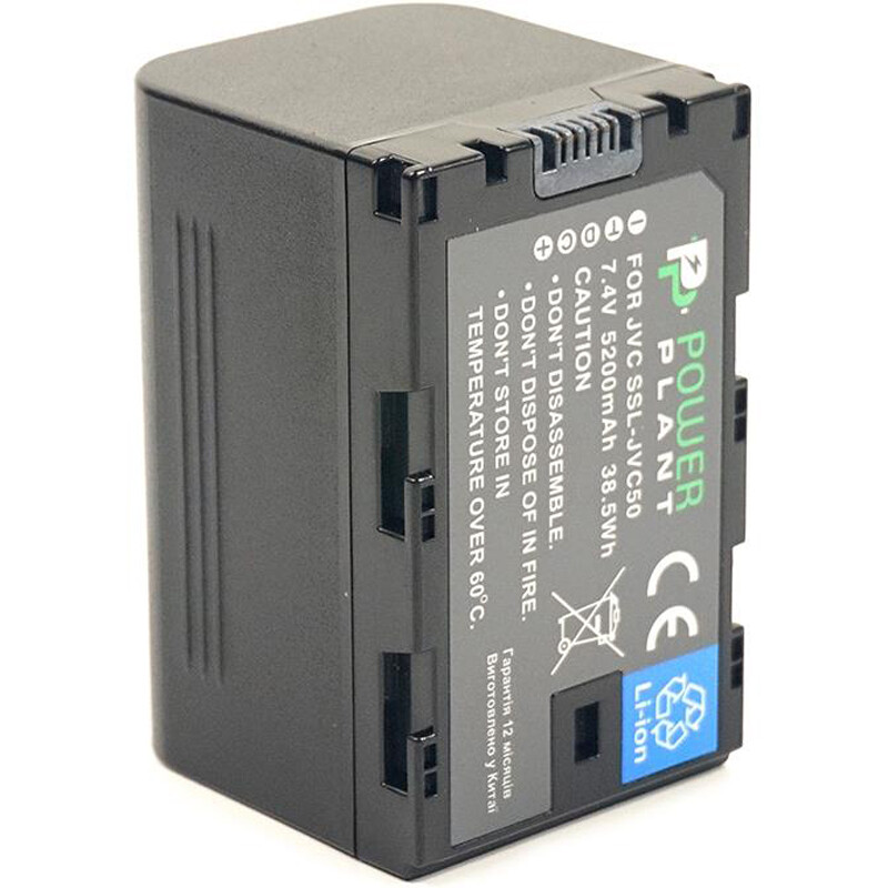 Аккумулятор PowerPlant JVC SSL-JVC50 5200mAh (CB970056)