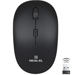 Миша бездротова REAL-EL RM-301 Wireless Black
