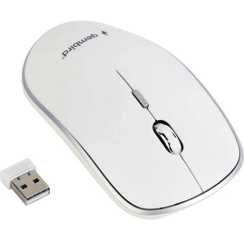 Миша бездротова Gembird MUSW-4B-01-W White USB