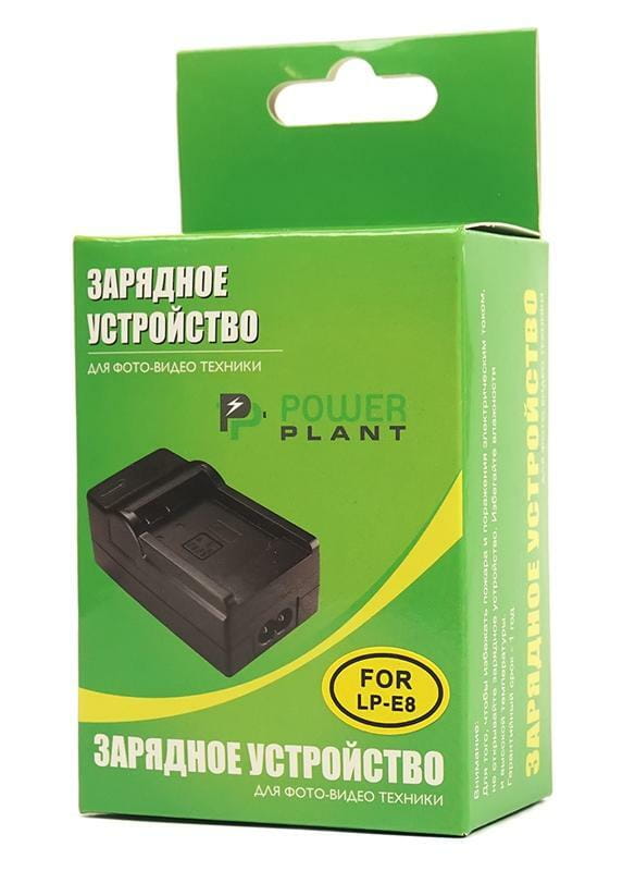 Зарядное устройство PowerPlant Canon LP-E8 Slim (DVOODV2255)