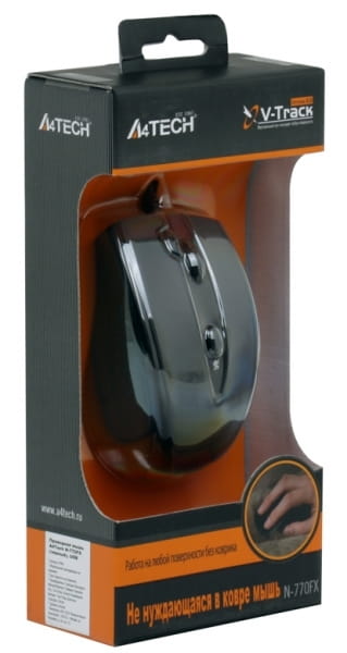 Мышь A4Tech N-770FX-1 черная USB V-Track