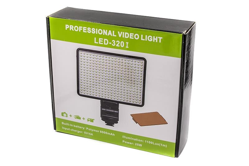 Накамерне світло PowerPlant LED 320l (LED320I)