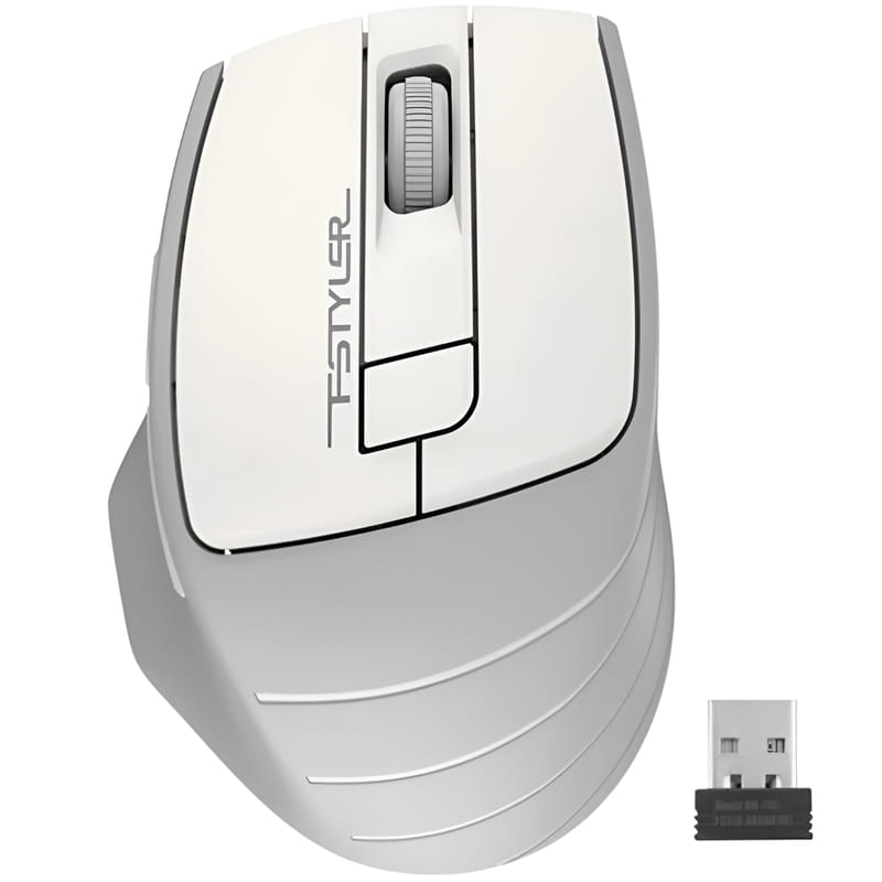 Мышь беспроводная A4Tech FG30 Grey/White