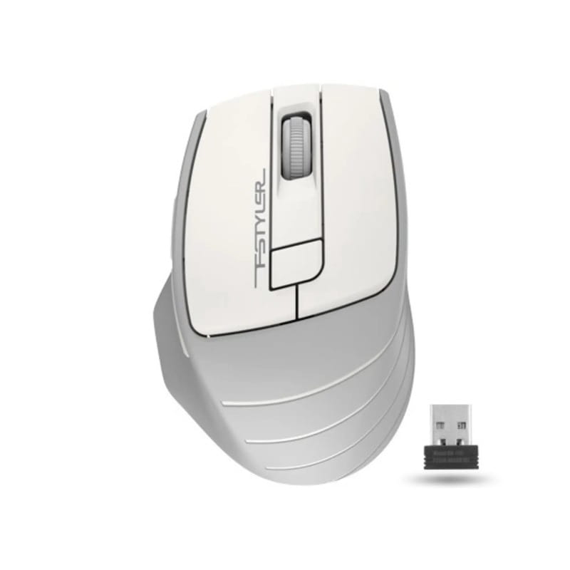 Мышь беспроводная A4Tech FG30 Grey/White