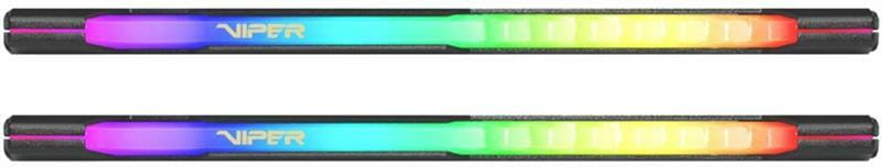 Модуль памяти DDR4 2x8GB/3600 Patriot Viper Steel RGB Black (PVSR416G360C0K)