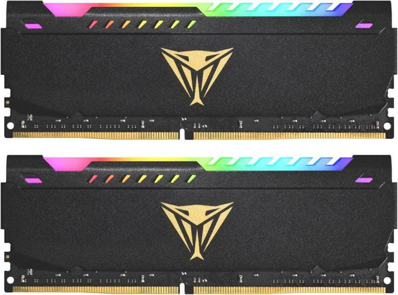 Модуль пам'яті  DDR4 2x8GB/3600 Patriot Viper Steel RGB Black (PVSR416G360C0K)