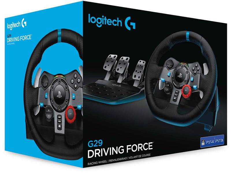 Руль Logitech G29 Driving Force PC/PS3/PS4 Black (941-000112)